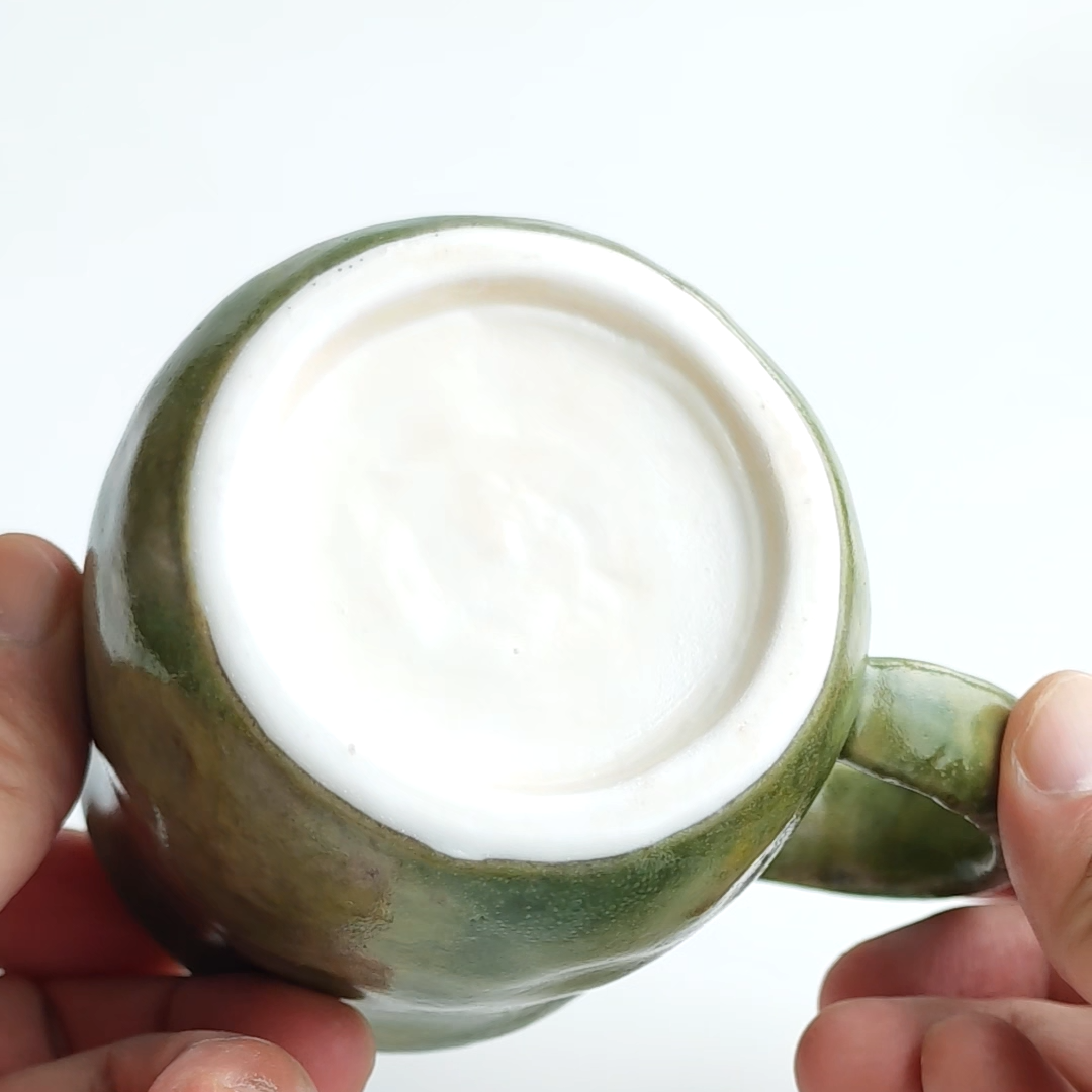 Shino Green Ceramic Mug 270ml